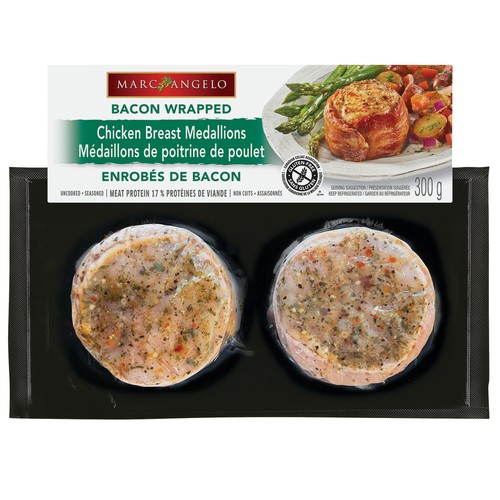 Marcangelo Gluten-Free Chicken Medallion Bacon Wrapped 300 g