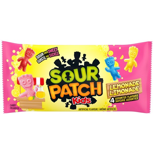 Sour Patch Kids Candy Sour Then Sweet Lemonade Flavour 60 g