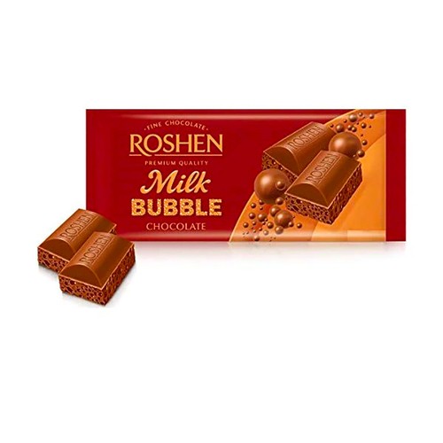 Roshen Aerated Bar Milk Chocolate 80 g