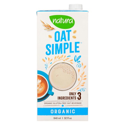 Natura Organic Oat Beverage Oat Simple 946 ml