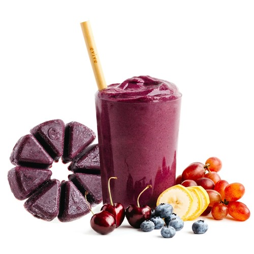 Evive Frozen Smoothie Cubes No Added Sugar Asana 405 g