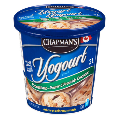 Chapman's Frozen Yogurt Crispy Peanut Butter Crunch 2 L