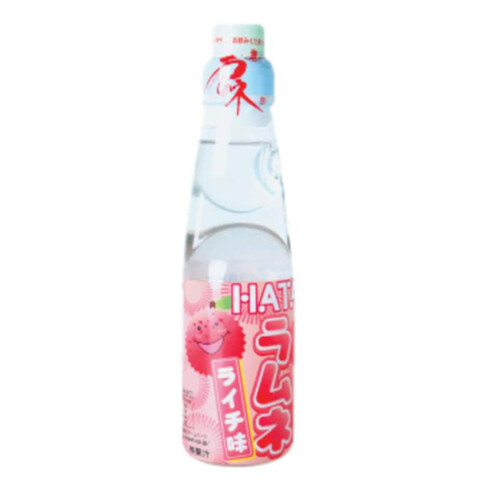 Hata Flavoured Ramune Soda Lychee 200 ml (bottle)