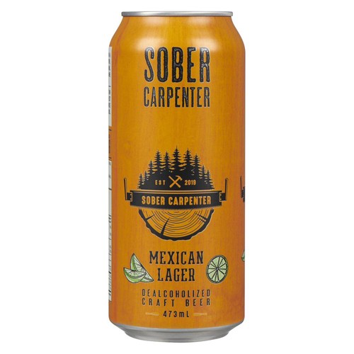 Sober Carpenter Non Alcoholic Craft Beer Mexican Lager 473 ml (can)