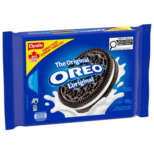 Oreo Original Sandwich Cookies Chocolate Family Size 439 g