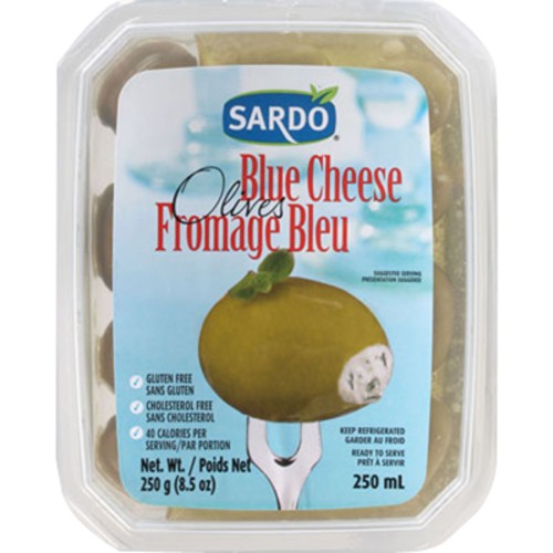 Sardo Gluten-Free Olive Stuffed With Blue Cheese 250 ml