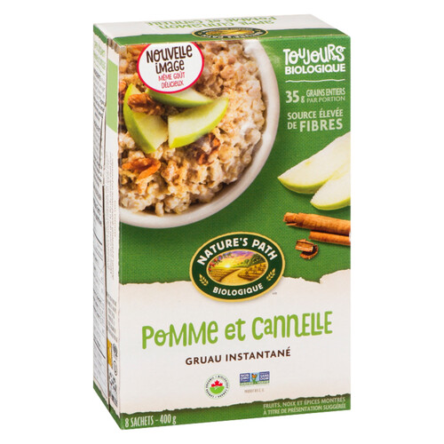 Nature's Path Organic Oatmeal Apple Cinnamon 400 g