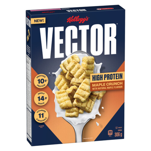 Kellogg's Vector Cereal Maple Crunch 306 g