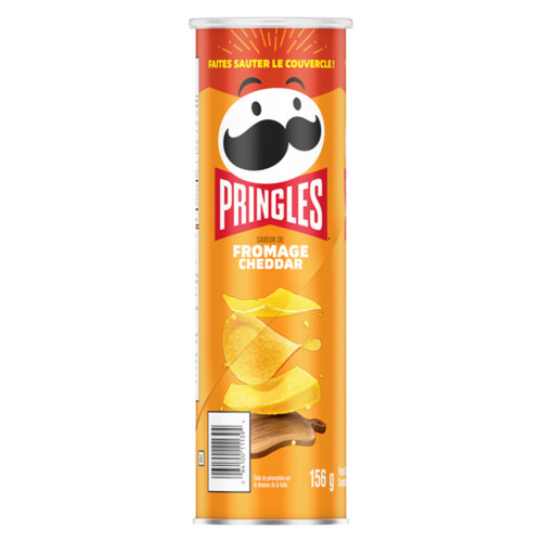 Pringles Canned Potato Chips Cheddar Cheese 156 g