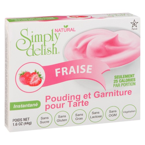 Simply Delish Strawberry Instant Pudding & Pie Filling 44 g