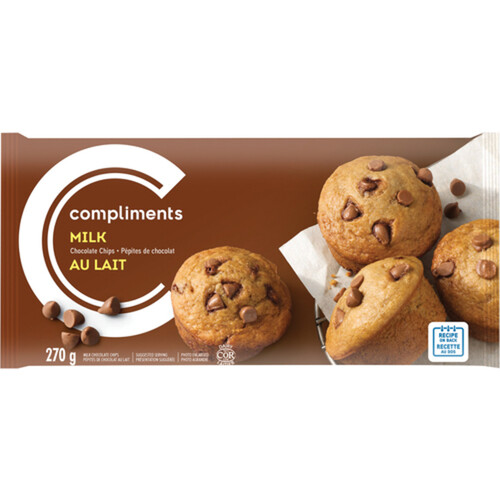 Compliments Chocolate Chips Milk Chocolate 270 g