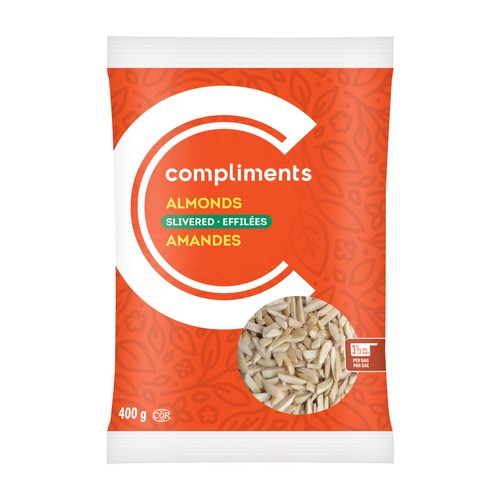 Compliments Slivered Almonds 400 g