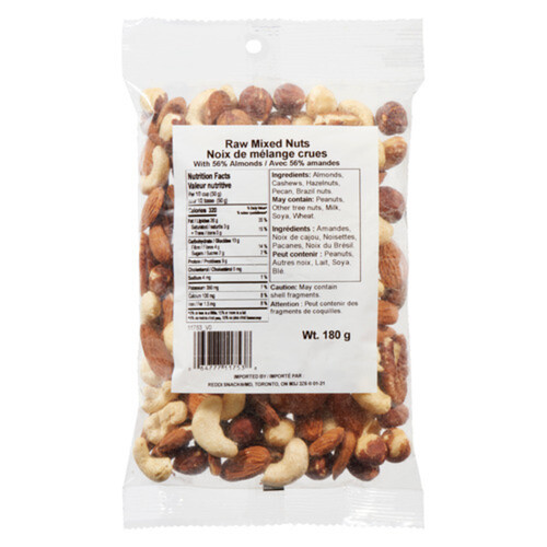 Reddi Snack Raw Natural Trail Mix 180 g