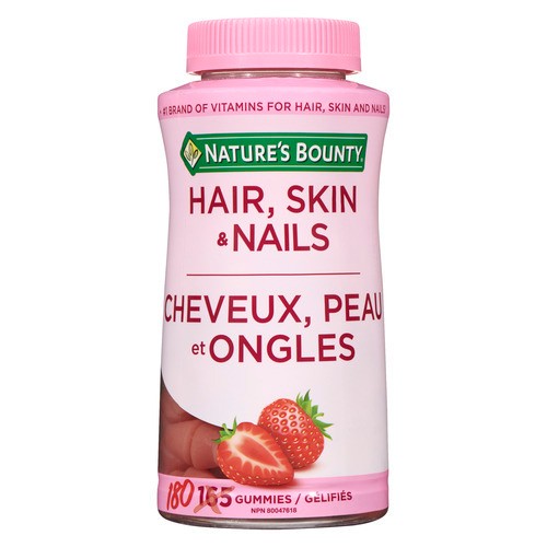 Nature's Bounty Hair Skin & Nails Strawberry Cream Flavour 180 EA