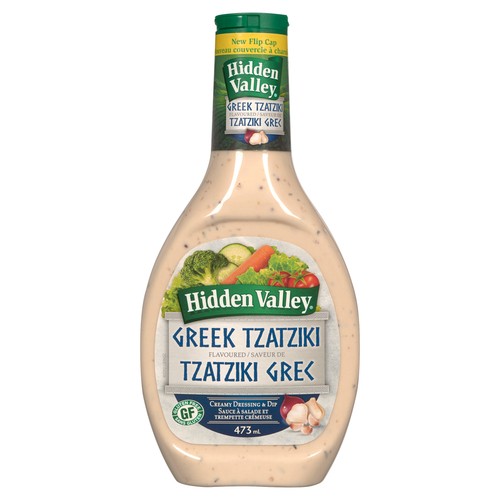 Hidden Valley Gluten-Free Salad Dressing & Topping Greek Tzatziki 473 ml