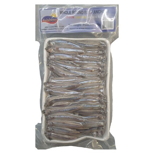 Kababayan Whole Round Blue Anchovy 400 g (frozen)