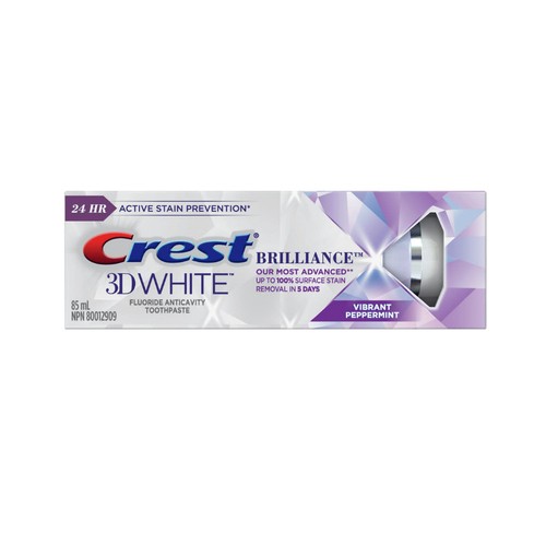 Crest 3D White Brilliance Toothpaste Vibrant Peppermint 85 ml