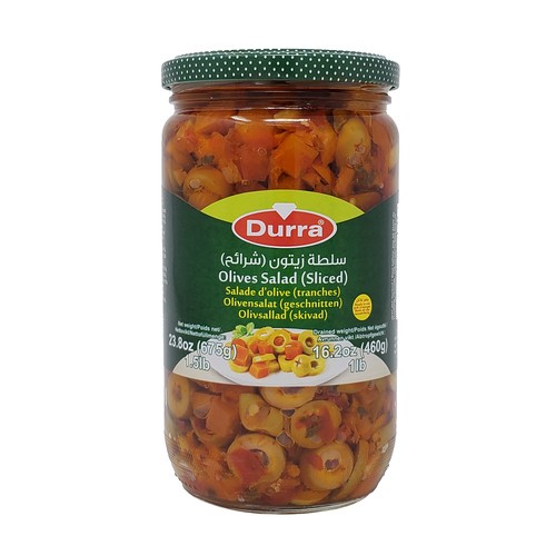 Durra Olives Salad Sliced 675 g