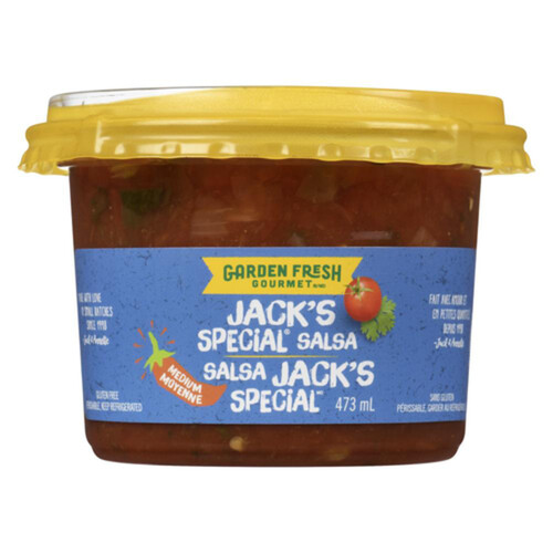 Garden Fresh Gourmet Jack's Special Salsa Medium 473 ml