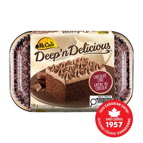 McCain Deep'n Delicious Frozen Cake Chocolate 510 g