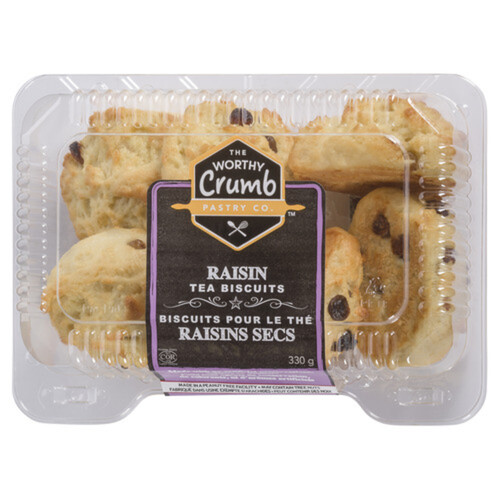 The Worthy Crumb Raisin Tea Biscuits 330 g