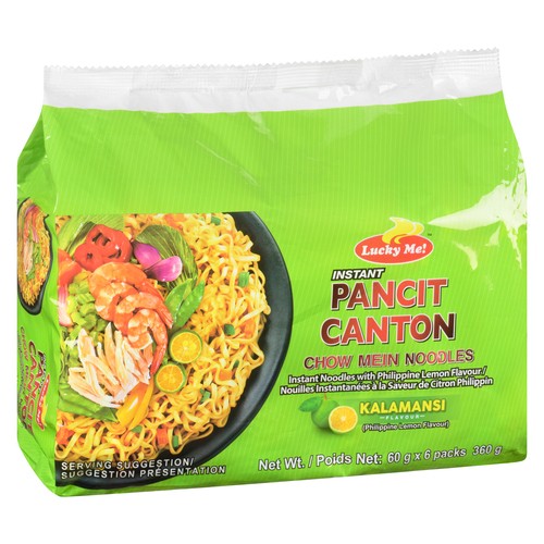 Lucky Me Instant Chow Mein Noodles Kalamansi Citrus 360 g