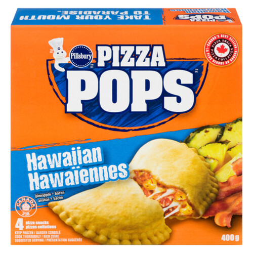 Pillsbury Frozen Pizza Pops Hawaiian 4 x 100 g