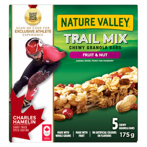 Nature Valley Garnola Bars Trail Mix Chewy Fruit & Nut 5 x 35 g