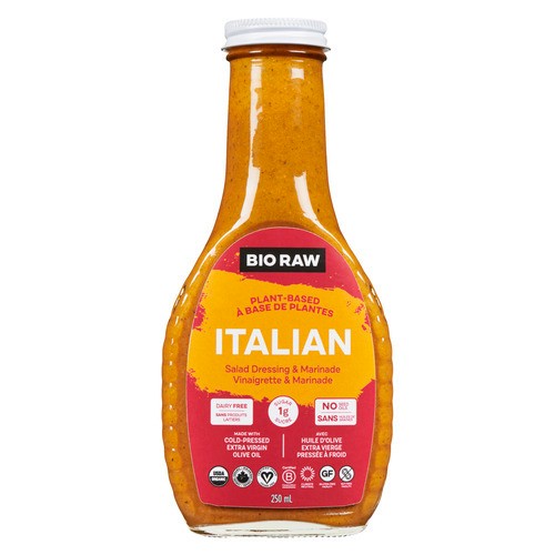 Bio Raw Plant Based Salad Dressing & Marinade Italian 250 ml