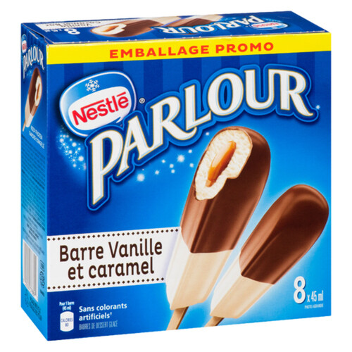 Parlour Frozen Dessert Bar Vanilla Caramel 8 x 45 ml