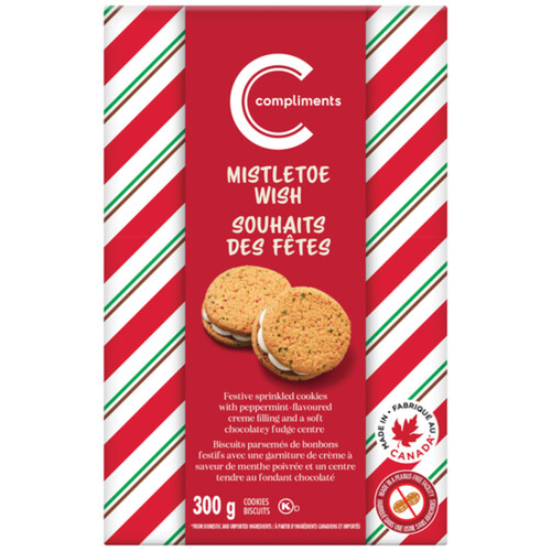 Compliments Peanut-Free Cookies Mistletoe Wish 300 g