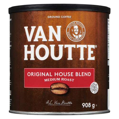 Van Houtte Ground Coffee House Blend Original Medium Roast 908 g