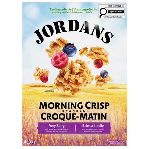 Jordans Morning Crisp Granola Cereal  Very Berry 400 g