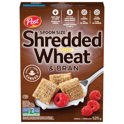 Post Cereal Spoon Size Shredded Wheat & Bran 525 g