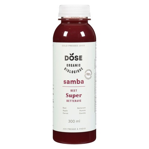 Dose Organic Cold Press Juice Samba 300 ml (bottle)