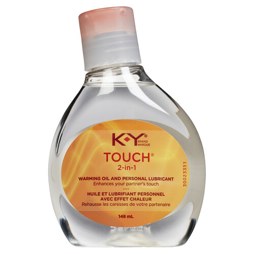 K-Y Touch 2 In 1 Warming Oil & Lubricant 148 ml