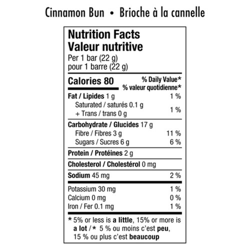 Healthy Crunch Peanut-Free Crispy Squares Cinnamon Bun 132 g