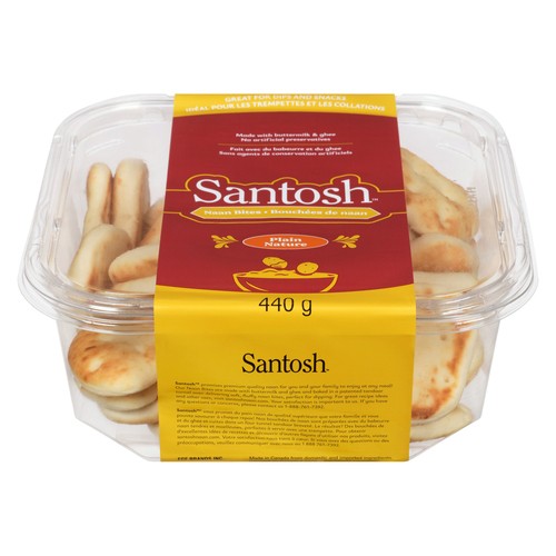 Santosh Naan Bites Plain 440 g