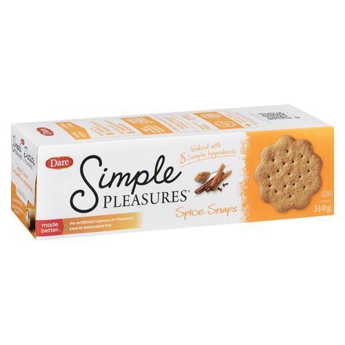 Dare Simple Pleasures Cookies Spice Snaps 310 g