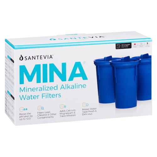 Santevia Mina Pitcher Filter 3 Pack 