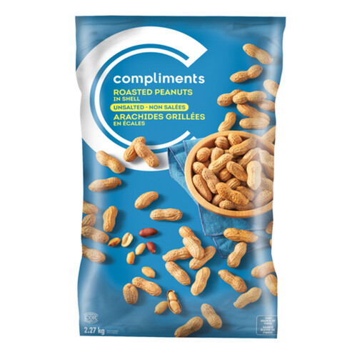 Compliments Gluten-Free Peanuts Roasted in Shell 2.27 KG