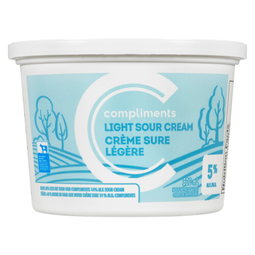 Compliments 5% Sour Cream Light 500 ml