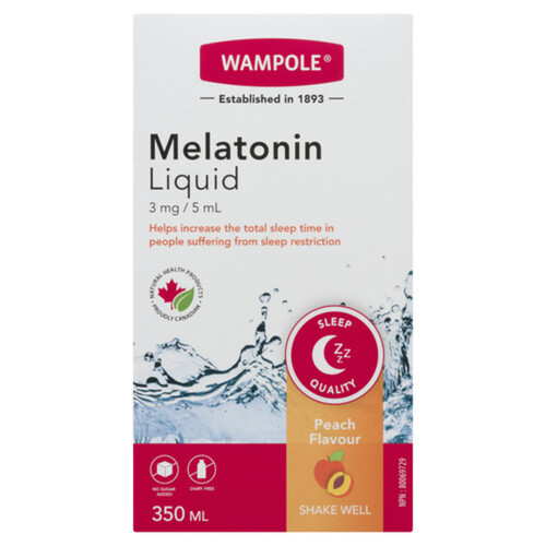 Wampole Liquid Melatonin 350 ml