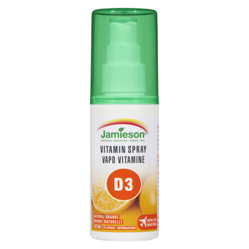 Jamieson Vitamin D Spray Natural Orange Flavour 58 ml