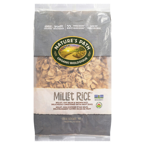 Nature's Path Organic Cereal Millet Rice 907 g