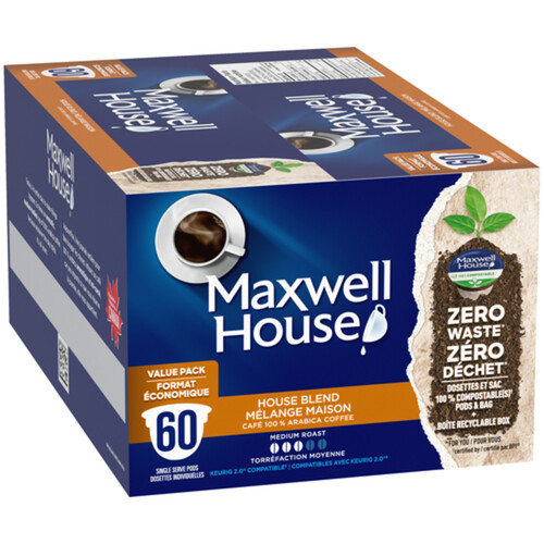 Maxwell House Coffee Pods House Blend 60 K-Cups 585 g