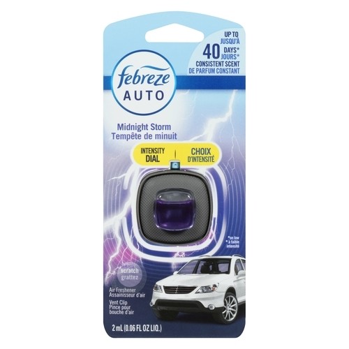 Febreze Car Vent Clip Midnight Storm 2 ml