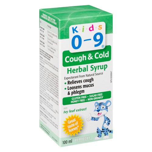Kids 0-9 Herbal Remedies Syrup Cold & Cough 100 ml