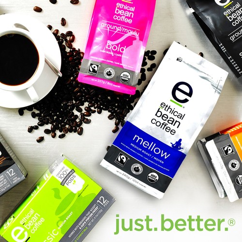 Ethical Bean Whole Bean Coffee Mellow Medium Roast 340 g