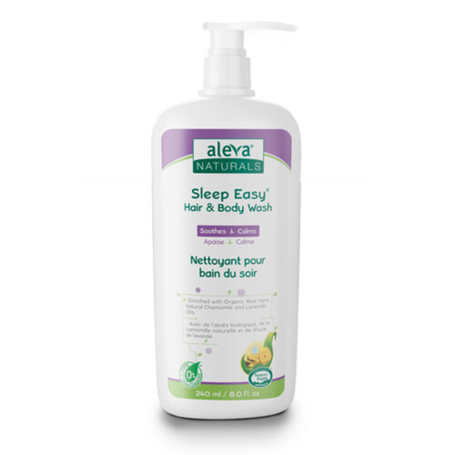 Aleva Naturals Sleep Easy Hair & Body Wash 240 ml